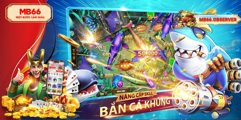 Bắn Cá 2D Online 24/7 Tại MB66 - Chinh Phục Đại Dương 2 Các tính năng thú vị có tại bắn cá 2D của MB66